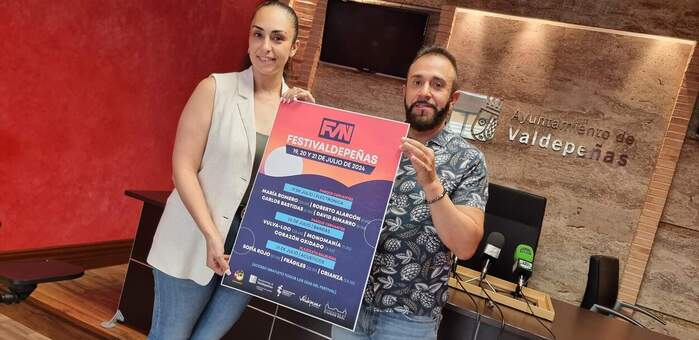 Hasta diez actuaciones se podrán ver en FestiValdepeñas 2024 los días 19, 20 y 21 de julio