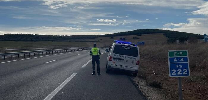La Guardia Civil investiga a un conductor que circuló a 236 km/h por la A-4 a su paso por Santa Cruz de Mudela (Ciudad Real)