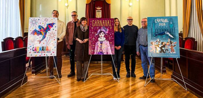 Los albaceteños elegirán por votación popular el cartel del Carnaval 2026 entre tres finalistas