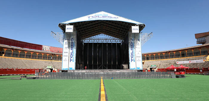 Toledo abre la subasta de cuatro carpas para las Ferias de agosto y anuncia 12 conciertos estivales en la plaza de toros