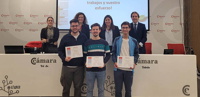 Estudiantes de la UCLM presentan 43 proyectos empresariales en la Cámara de Comercio de Toledo