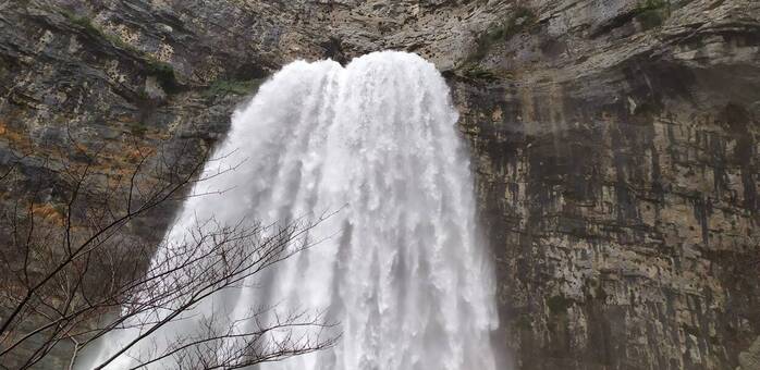 La Sierra de Albacete anticipa un histórico "Reventón" del Río Mundo por acumulación récord de lluvias