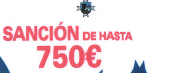 No recoger los excrementos de los perros puede suponer una sanción de hasta 750 euros