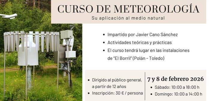 La Diputación de Toledo acerca la meteorología al medio natural con un curso especializado en El Borril