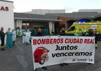 Continúan en Ciudad Real las muestras de solidaridad y agradecimiento hacia el personal sanitario