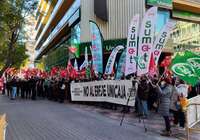 Seguimiento masivo de los trabajadores y trabajadoras de CLM a la jornada de huelga de Unicaja