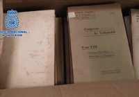 La Policía Nacional recupera cientos de documentos del archivo de Juan de la Cierva y Peñafiel desaparecidos desde 1998 