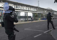 La Policía Nacional realiza un simulacro de actuación ante situaciones de crisis en el complejo industrial de Puertollano