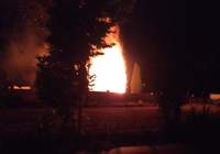 Un rayo cae en Fernan Caballero causando un incendio