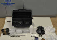 Detenidos en Valdepeñas tres estafadores que se disponían a operar en la ciudad mediante el timo de los "billetes tintados"