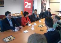 imagen de Isabel Rodríguez se reune con los empresarios de  AJE Ciudad Real Imagen: Isabel Rodríguez se reune con los empresarios de  AJE Ciudad Real