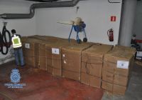 imagen de La Policía Nacional descubre en Toledo una fábrica clandestina con 2,8 toneladas de tabaco   