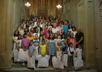 50 jovenes ucranianos empiezan su acogida en Ciudad Real con el acto de bienvenida en la Diputación Provincial